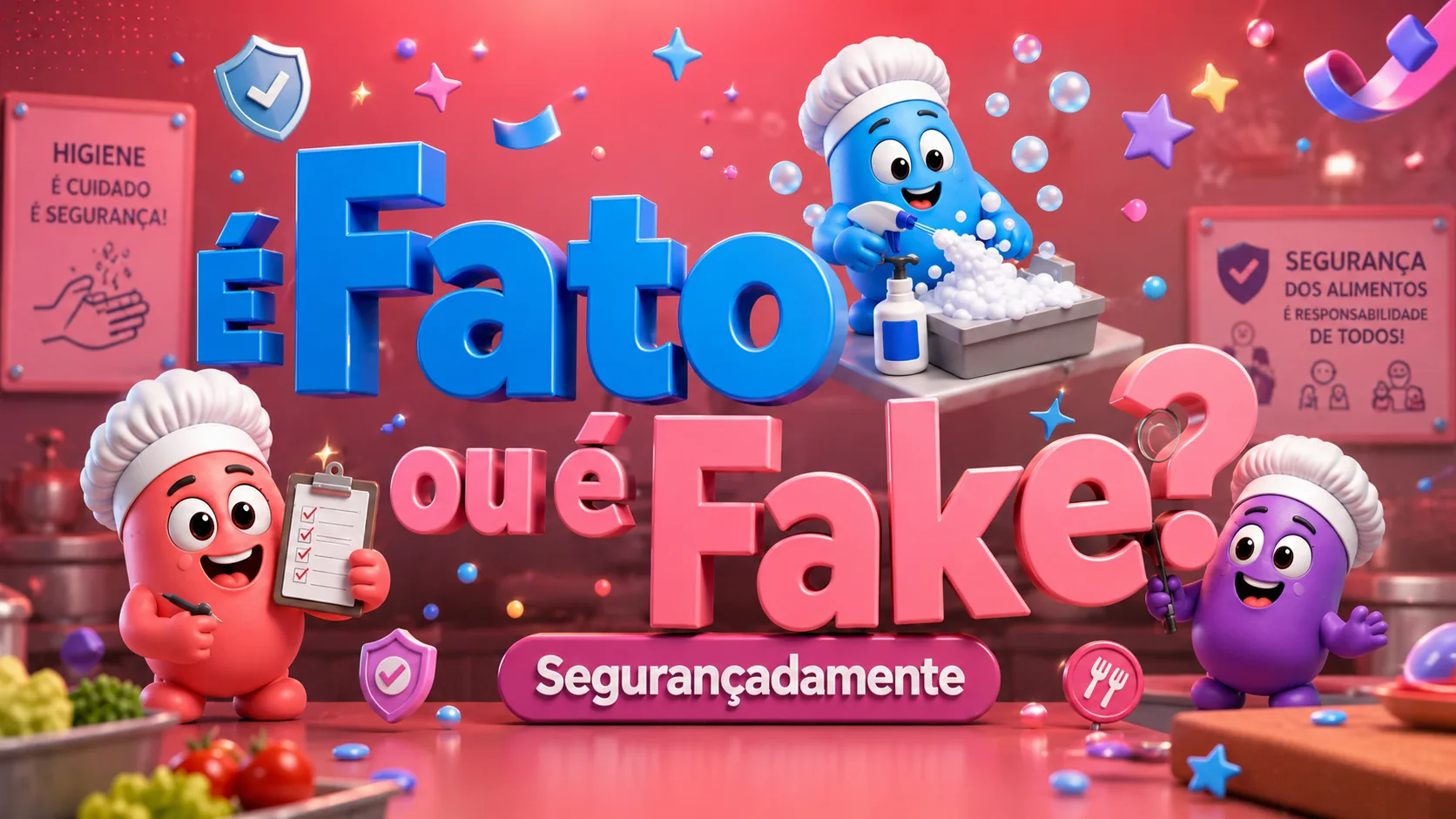 Cena do jogo É Fato ou é Fake